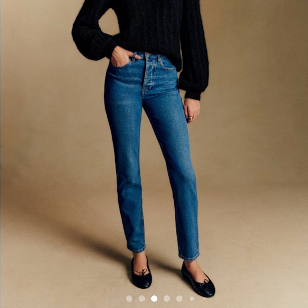 Sezane Brut Sexy Jeans - Size 33 Tall